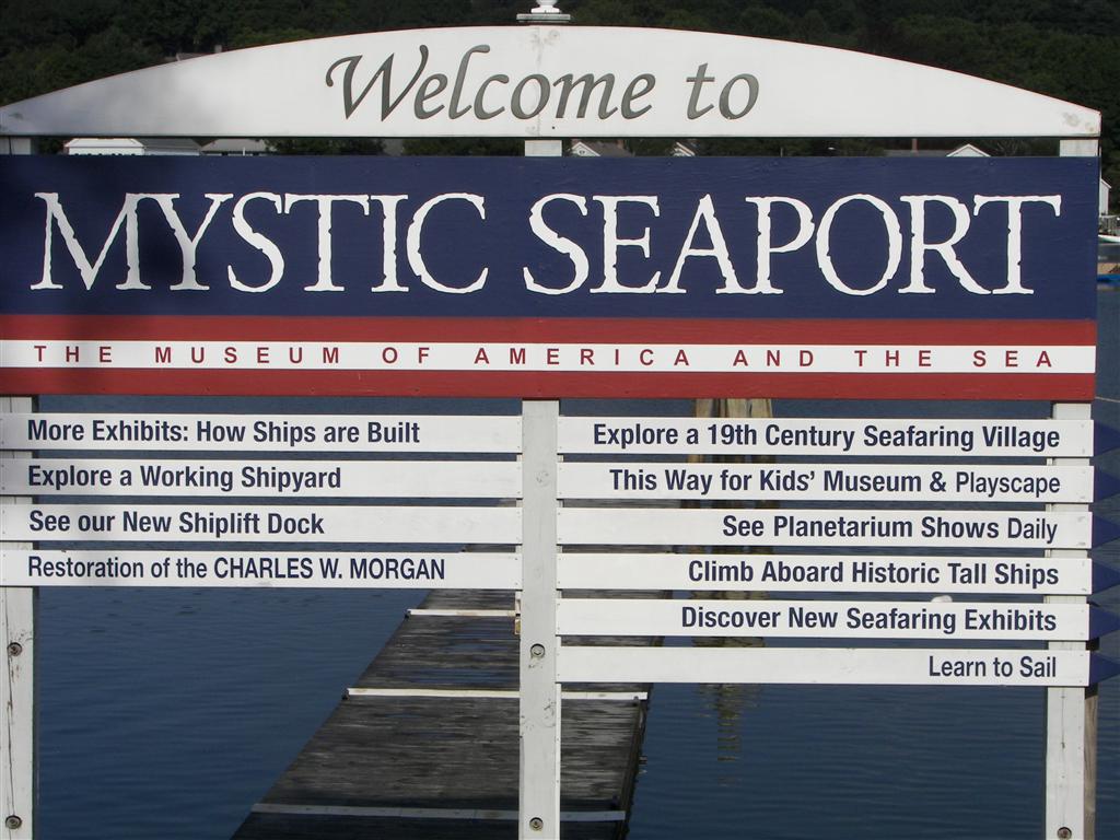 Mystic Seaport signage #3 of 3 (#2045)