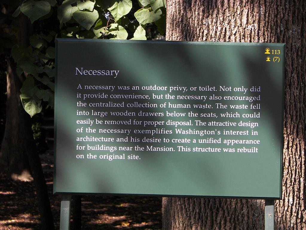 The Necessary (aka. privy) (#2178)