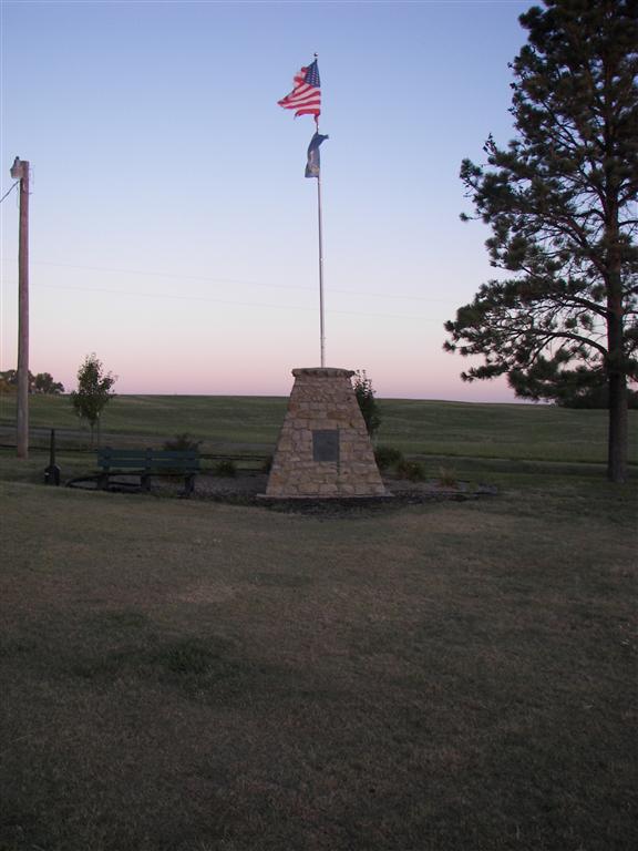 Marker for the Center Point of U.S. 48 States #2 of 2 (#2206)