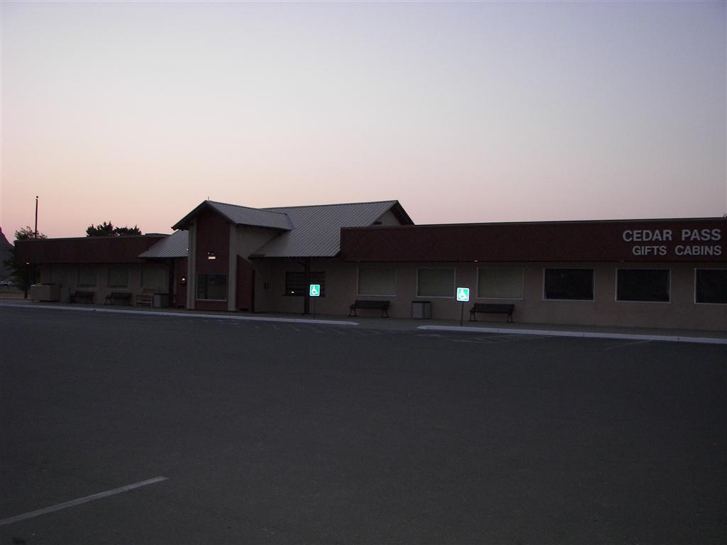 Cedar Pass Lodge (east park entrance, before sunrise) 2 of 2 (#2244)