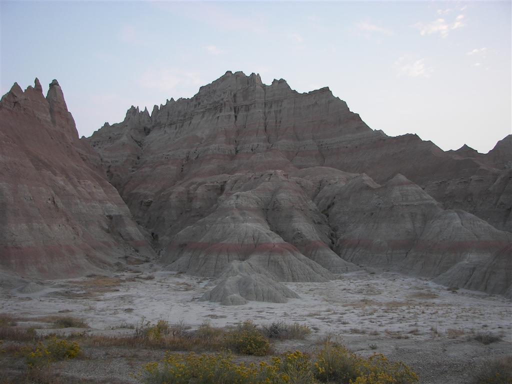 Geological formations in the Badlands 3 of 16 (#2246)