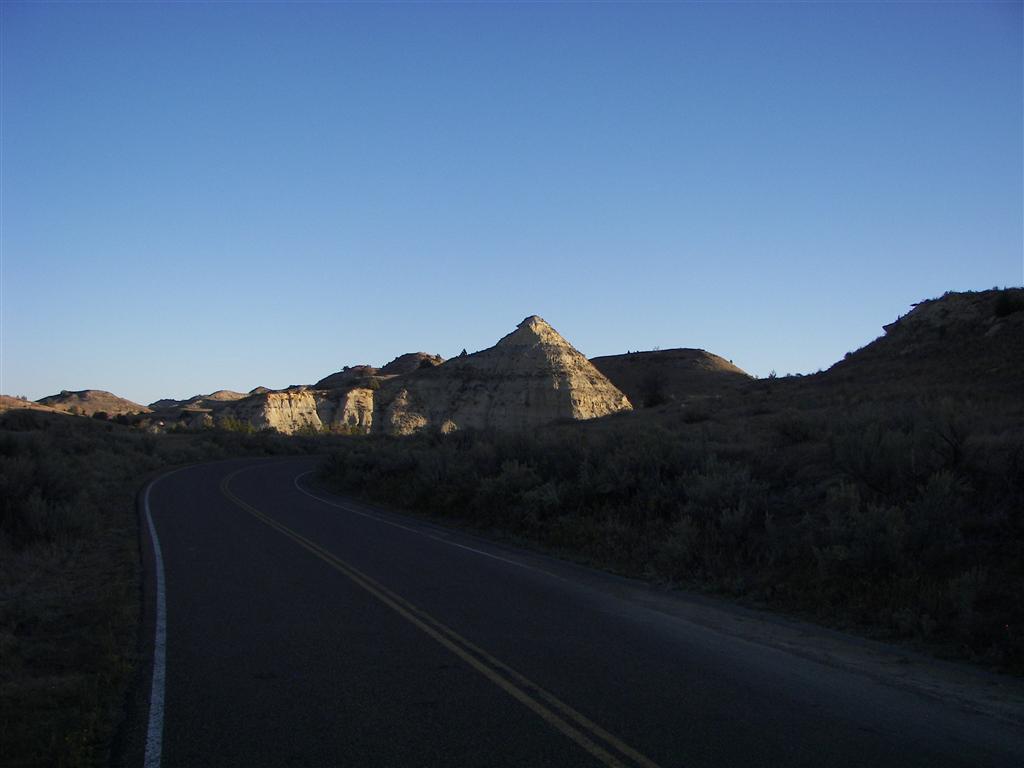 Scenery along the road through T. Roosevelt National Park South Unit 5 of  5 (#2549)