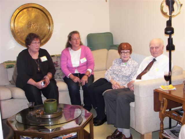 Knudsen Cousins Diane and Judith (left) and Pat Wilson and her brother-in-law Jack Knudsen (right) ( 17 of 33) (#2826)