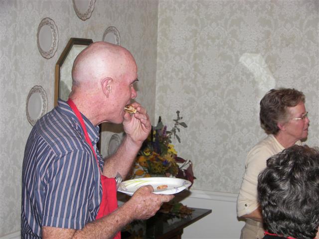 Kevin Knudsen enjoying some of his grilling ( 21 of 33) (#2832)