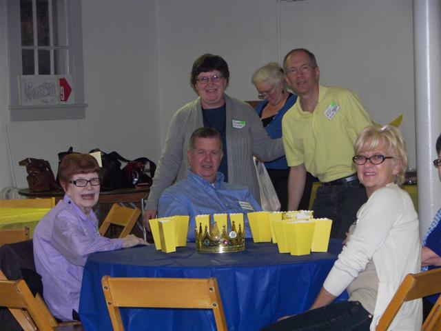Pat Wilson (left) and her nephew Chris Deaton and his wife Jody, back row Teresa Rowe and her brother Larry Wilson, Karen Knudsen in back center a cousin to Chris, Teresa and Larry (  5 of 44) (#2876)