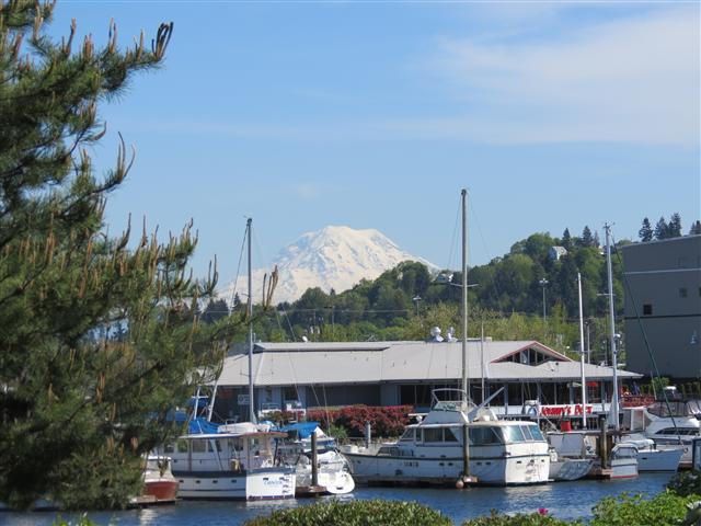 Mount Rainier in the distance from Tacoma ( 1 of 4) (#0594)