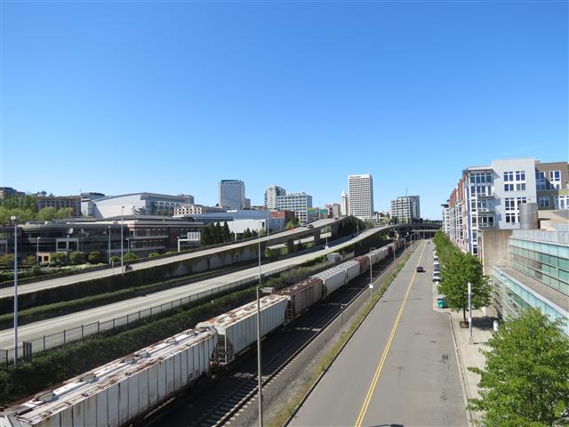 Mount Rainier in the distance from Tacoma ( 1 of 4) (#0597)