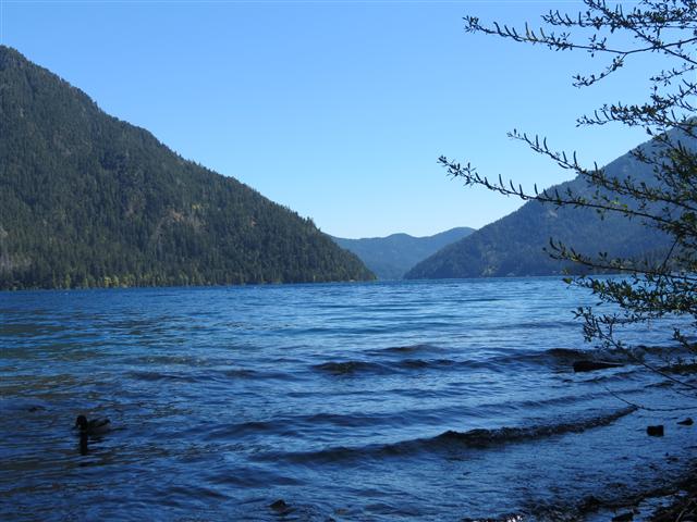 Crescent Lake in north central Olympic National Park ( 3 of 22) (#0640)