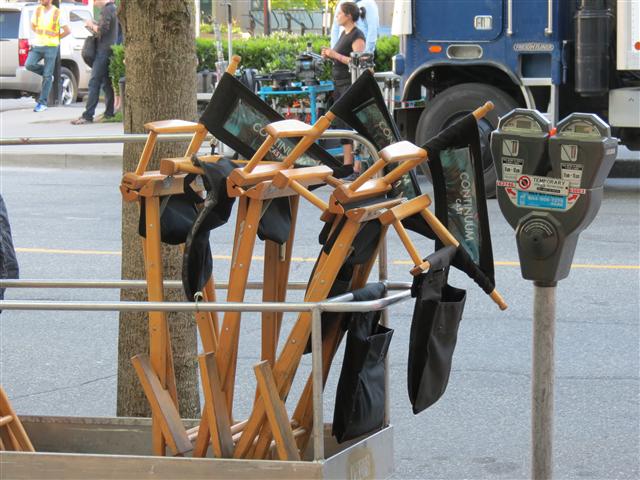 Filming of a scene in tv show Continuum ( 2 of 14) (#0869)