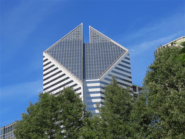 Chicago Skyline near Millenneum Park 4 of 6 (#1243)