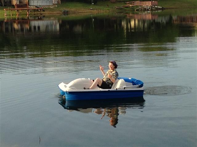 Cyndee heading out to go fishing 2 of 2 (#0202)