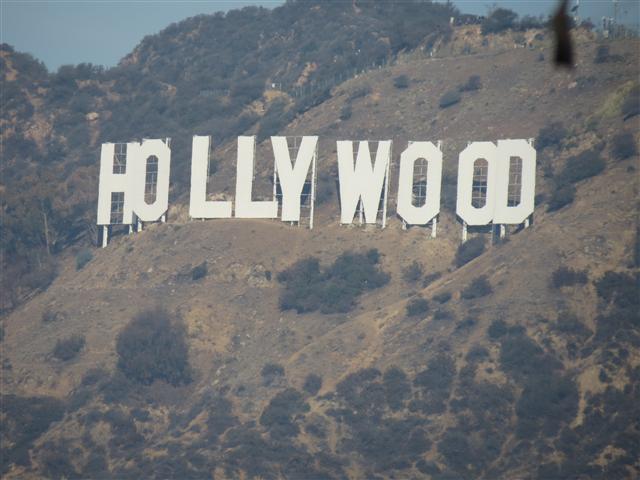 Griffith Observatory view of Hollywood sign  2 of 5 (#1980)