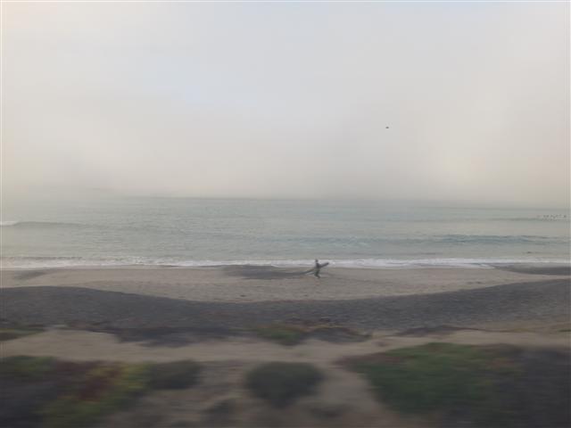Pacific Ocean on Amtrak between Los Angeles and San Diego  4 of 19 (#2087)