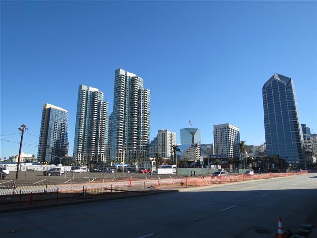 Buildings and harbor in San Diego  1 of 12 (#2103)