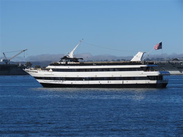 From the outside on the Midway Aircraft Carrier in San Diego 11 of 16 (#2114)