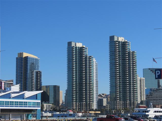 Buildings and harbor in San Diego  9 of 12 (#2121)