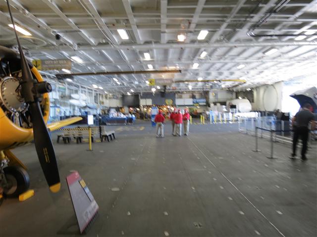 On the inside and on deck of on the Midway Aircraft Carrier in San Diego  1 of 48 (#2125)
