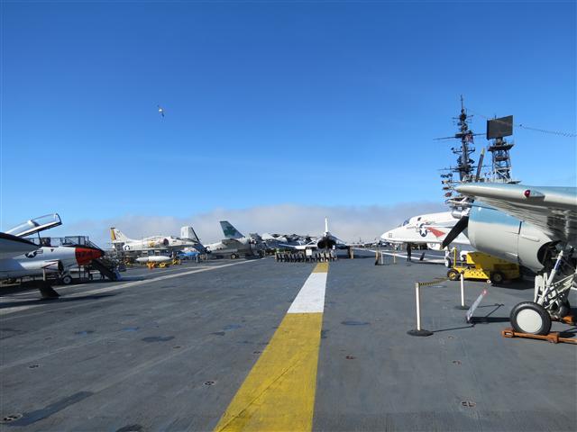 On the inside and on deck of on the Midway Aircraft Carrier in San Diego  2 of 48 (#2126)