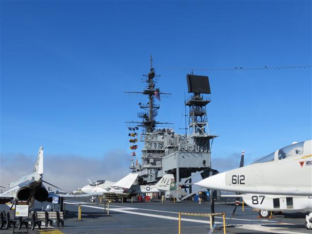 On the inside and on deck of on the Midway Aircraft Carrier in San Diego  4 of 48 (#2128)