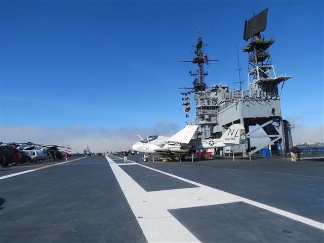 On the inside and on deck of on the Midway Aircraft Carrier in San Diego  5 of 48 (#2129)