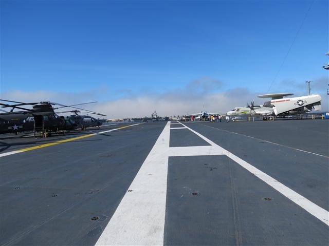 On the inside and on deck of on the Midway Aircraft Carrier in San Diego  6 of 48 (#2130)