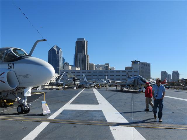 On the inside and on deck of on the Midway Aircraft Carrier in San Diego  7 of 48 (#2131)