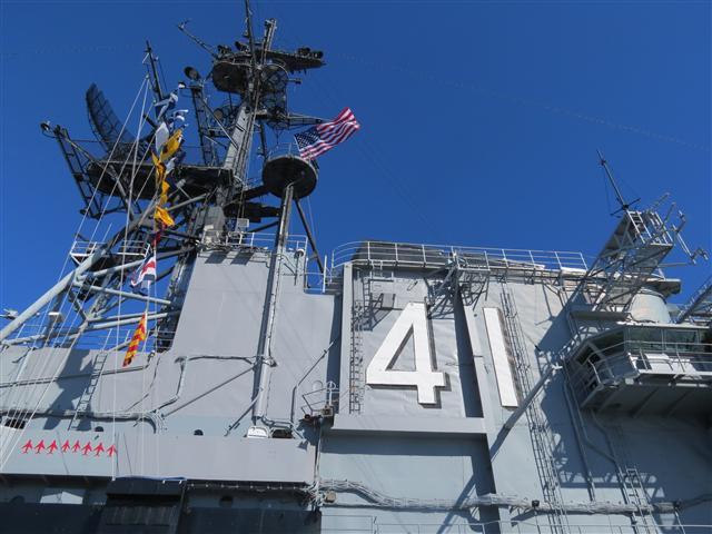 On the inside and on deck of on the Midway Aircraft Carrier in San Diego  8 of 48 (#2132)