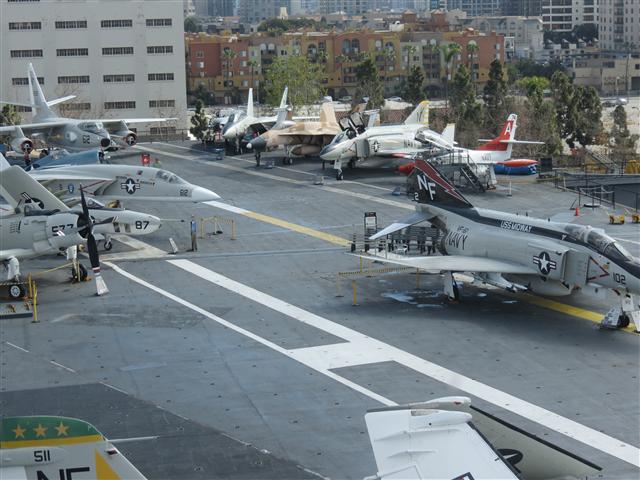 On the inside and on deck of on the Midway Aircraft Carrier in San Diego 11 of 48 (#2135)
