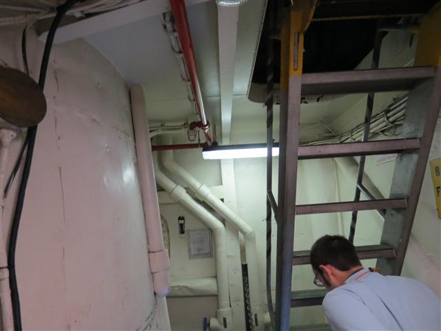 On the inside and on deck of on the Midway Aircraft Carrier in San Diego 17 of 48 (#2141)