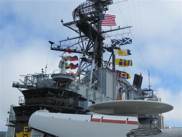 On the inside and on deck of on the Midway Aircraft Carrier in San Diego 26 of 48 (#2152)