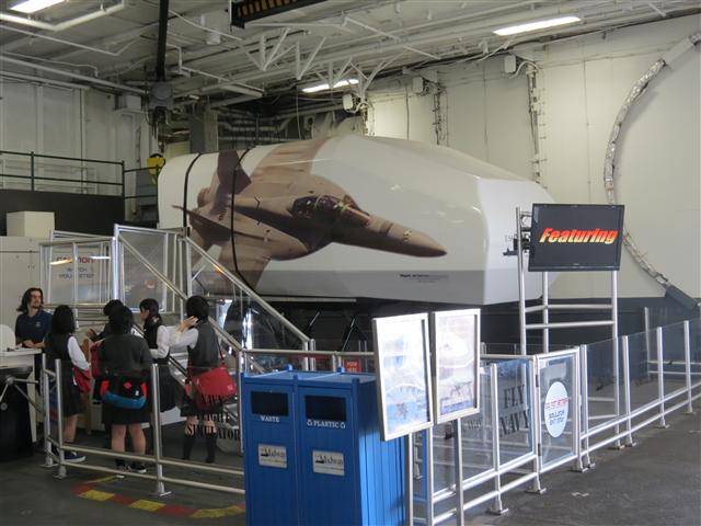 On the inside and on deck of on the Midway Aircraft Carrier in San Diego 33 of 48 (#2159)