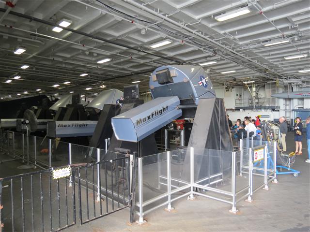 On the inside and on deck of on the Midway Aircraft Carrier in San Diego 35 of 48 (#2162)