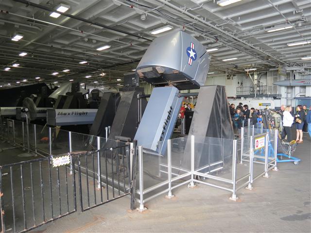 On the inside and on deck of on the Midway Aircraft Carrier in San Diego 36 of 48 (#2163)