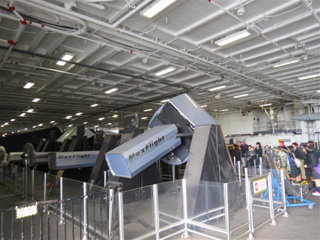 On the inside and on deck of on the Midway Aircraft Carrier in San Diego 37 of 48 (#2164)