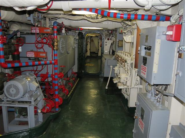On the inside and on deck of on the Midway Aircraft Carrier in San Diego 39 of 48 (#2168)