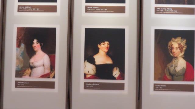 Some Presidential Portraits, including First Ladies, in the President Johnson Library in Austin  4 of 7 (#2380)