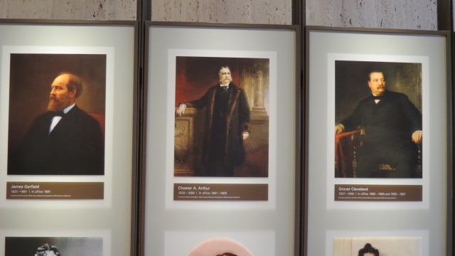 Some Presidential Portraits, including First Ladies, in the President Johnson Library in Austin  6 of 7 (#2382)