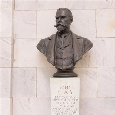 Busts of contemporaries of President McKinley library in Niles  1 of 5 (#2729)