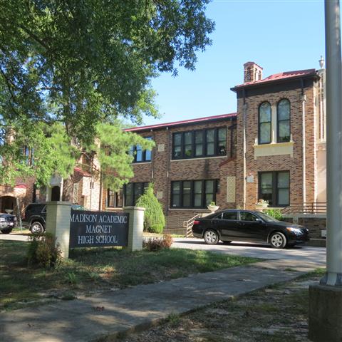 Former Jackson Central Merry High School building (#2871)