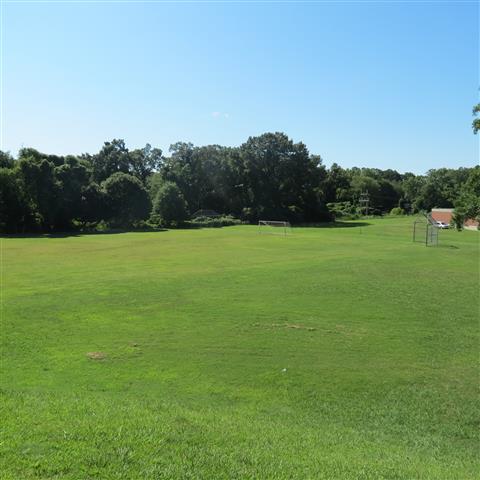 Tigrett Junior High and adjacent soccer fields (formerly baseball fields) (#2894)