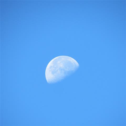 Moon over President Eisenhower National Monument Farm in Gettysburg PA  1 of 1 (#3011