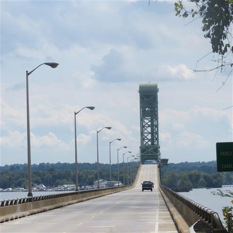 Harrison Bridge leading to President William Harrison Home in Charles City VA  1 of 1 (#3165)