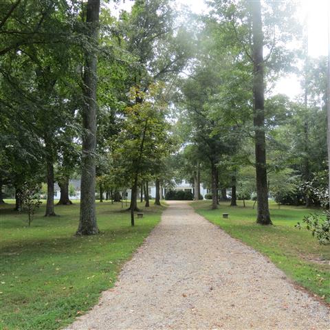 Walkway leading to President Tyler Home in Charles City VA  1 of 1 (#3179)