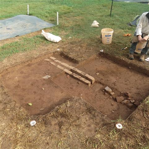 Archeological digging at President Madison Home near Orange VA  2 of 3 (#3233)