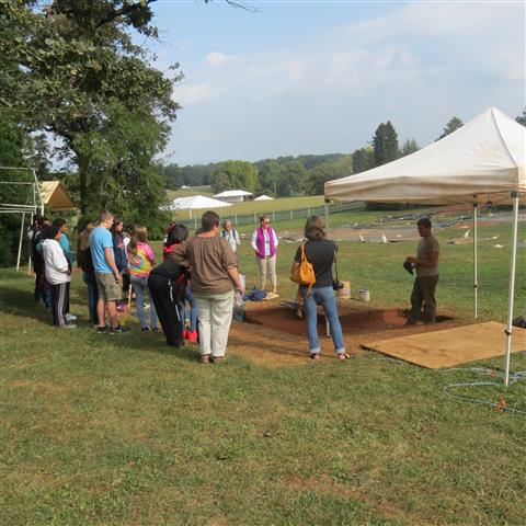 Archeological digging at President Madison Home near Orange VA  3 of 3 (#3234)