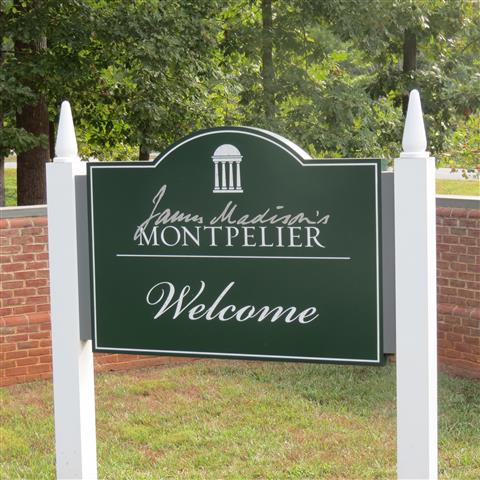 Entry to President Madison Home near Orange VA  1 of 2 (#3236)