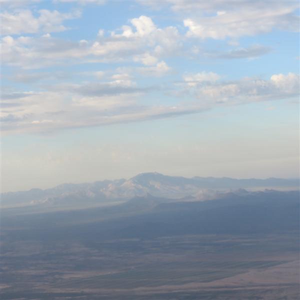 North of Tucson taken from airplane  1 of  2 (#3970)