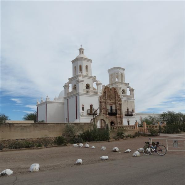 Exterior of Mission San Xavier Del Bac  2 of  4 (#4036)