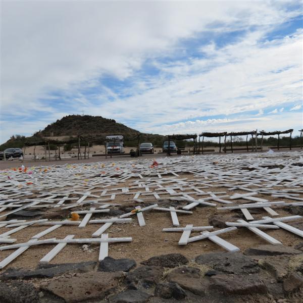 Outside Mission San Xavier Del Bac  1 of  9 (#4039)