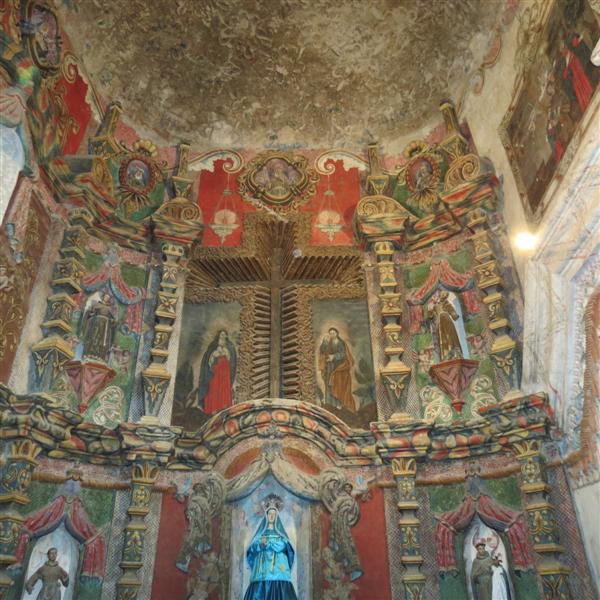 Inside Mission San Xavier Del Bac  3 of  7 (#4044)
